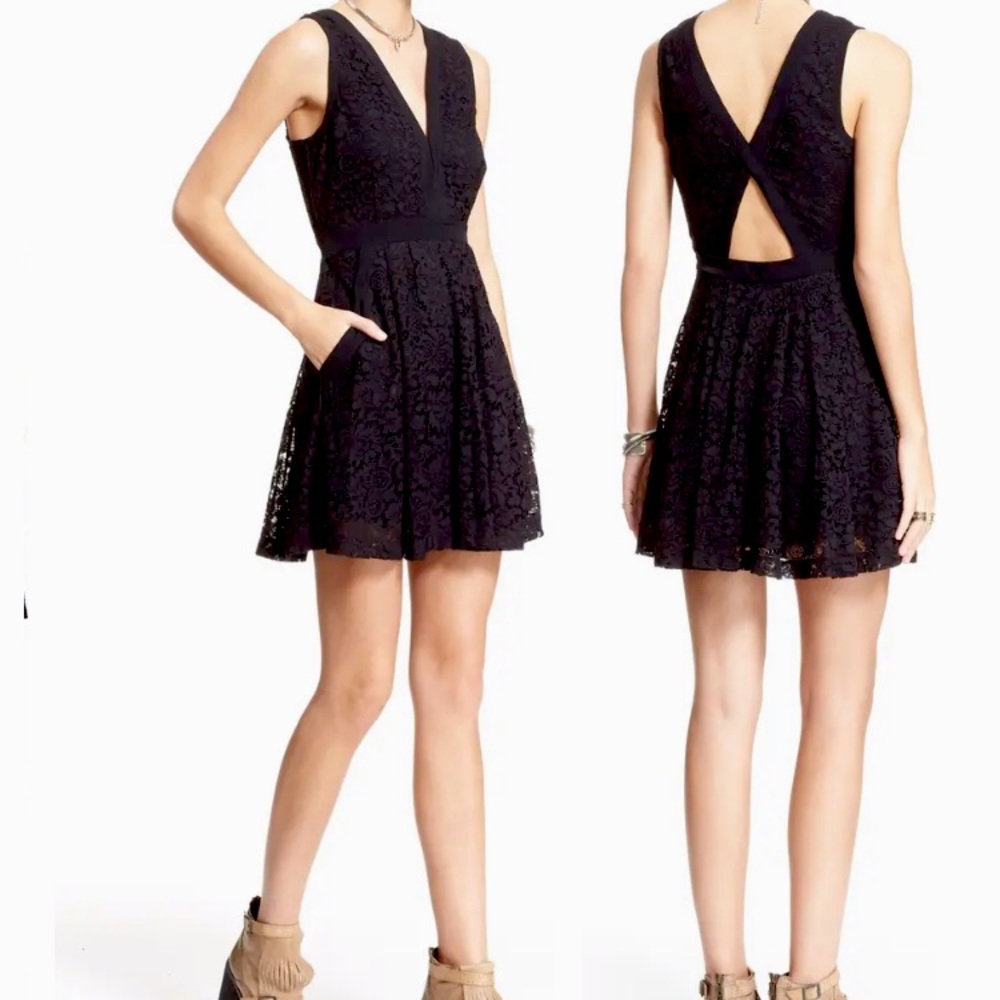 Free People Lovely in Lace Dress